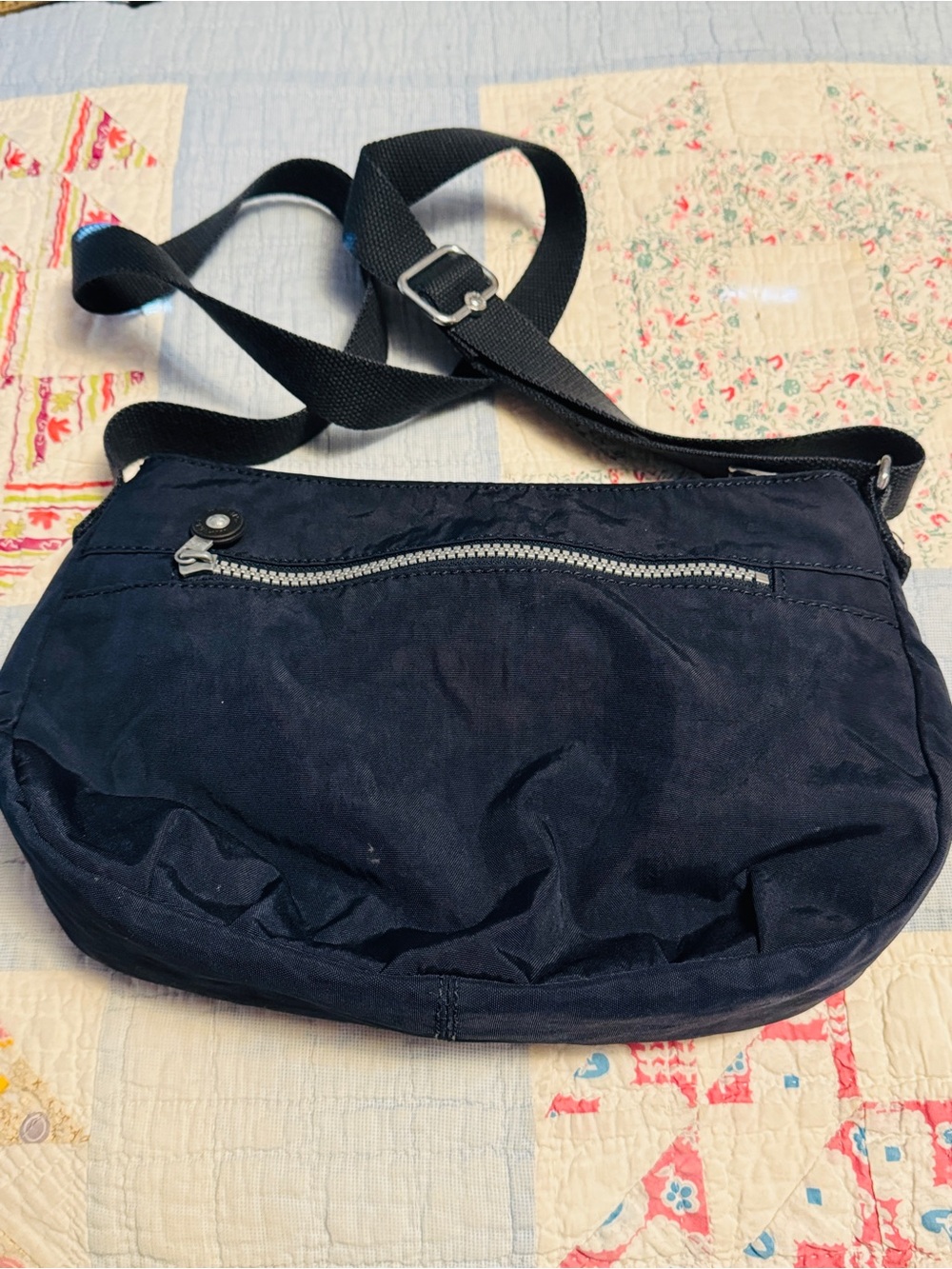 Kipling Navy Lightweight Crossbody Messenger Bag